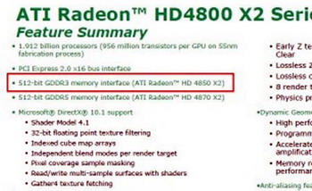 ATI  radeon HD 4850 X2